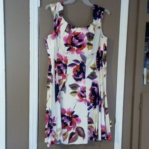 Multi colored floral dress